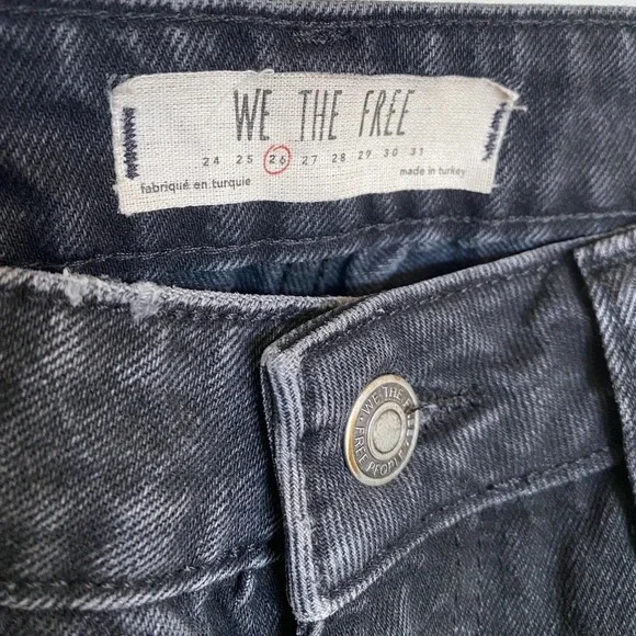 We the Free Free People Denim black Jeans - size 26 - Picture 2 of 6